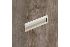 greep om in te laten Misnia, boorafstand 96, L 116 mm, B 54 mm, H 18.5 mm, Vernikkeld mat finish