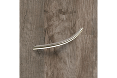 Poignée Nicia, entraxe de perçages 224, L 258 mm, H 32 mm, ø 10 mm, aspect inox brossé