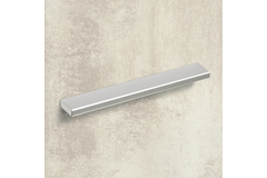 Poignée profil Stabia, entraxe de perçages 128, L 140 mm, B 8 mm, H 20 mm, Aluminium anodisé