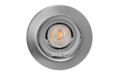 Led spot ecastrable inox-look ReFlex led5 5W/230V 3000K 38° orientable 380lm