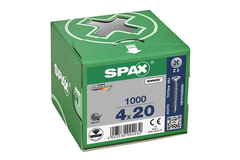 Houtschroef SPAX-S PK Pozidrive met verzonken kop 4 x 20