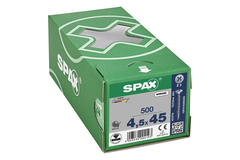 Houtschroef SPAX-S PK Pozidrive met verzonken kop 4.5 x 45