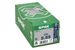 Vis à bois SPAX-S TP Pozidrive avec tête fraisée 5 x 55