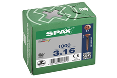 Vis à bois SPAX-S bronze TP Pozidrive avec tête fraisée 3 x 16