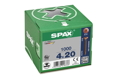 Vis à bois SPAX-S bronze TP Pozidrive avec tête fraisée 4 x 20