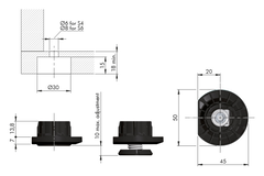 Integrato tech a compensateur pour soccles h.12mm 
