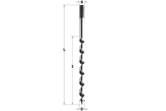 Mèches auger, droite 
