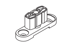 Hawa guide inférieur bois pour Ordena