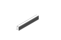 Hawa Junior 40/80/100 profil de guidage 1300mm