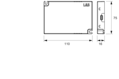 Mec Driver Led transfo 18w 12/24V sans câble 