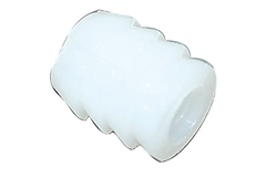 Moufle d.10mm int.M6 - 13mm blanc 