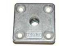 Plaque de Fixation carré pied de table kea M10 