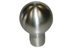 Bouton boule 25 mm inox h:38mm  