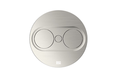 Twist2 rond rvs d-nl-l 2 stopcontacten