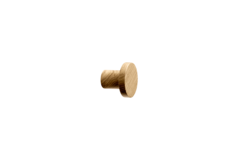 Knop circum ø33 28mm eik