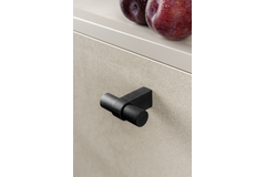 Bouton T NOBB L52 aluminium brossé laiton cava