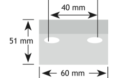 Profilé pour suspendre 60mm zingué  