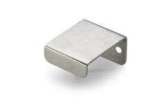 Poignée Narni, entraxe de perçages 20, L 30 mm, B 37 mm, H 21 mm, Inox brossé
