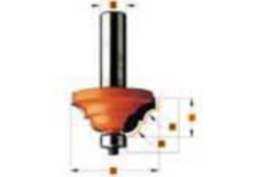 Profielfrees met geleidelager r=6,4 d=42,8 i=18,5 hw