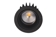 Led trend Round noir mat 3000K 9W 230 V 