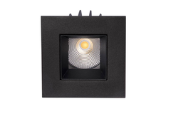 Led trend Square noir mat 2700K 9W 230V 