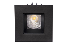 Led trend Square noir mat 3000K 9W 230V 