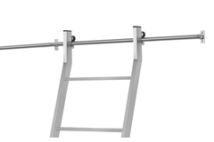 Bibliotheekladder Scala plus telescopisch RVS