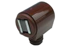 Magneet met drevel d.10 6kg bruin