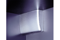 Afdekkap kastophanger SH-40 zilver rechts