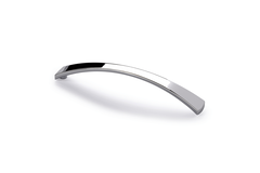 Poignée Parma, entraxe de perçages 128, L 138 mm, B 17 mm, H 25 mm, chromé brillant