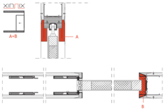 Xinnix X5D afwerkingsset < 2315mm / 125mm