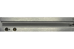 Kit penture pivotante oléohydraulique, pour verres 8/12, inox brillant
