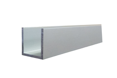 Aluminium mat profiel U