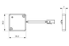 Mec Driver capacitieve sensor zwart