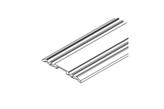 Hawa Ordena F rail inférieur double 3500 mm
