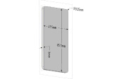 No-ha afwerkingsplaatje mdf