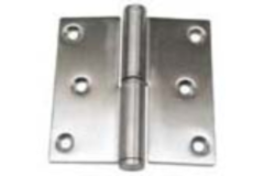 Paumel 100 x 82mm inox sat. li rechte hoek