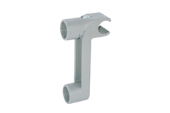 Support XP double rambarde transversale argent 