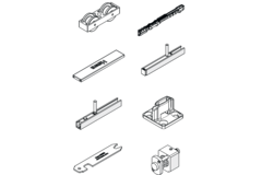 Hawa Junior 100 B set 1 Softmove + but ressort + vis 20mm plus longue