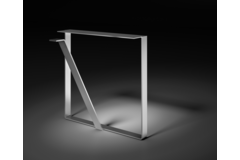 Pied u table libre inox h=690mm/l=700mm  