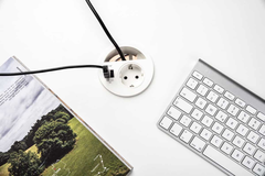 Evoline cercle 80 nl-d-l + usb blanc 