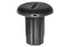 Capuchon M6 plastique brun avec fente 