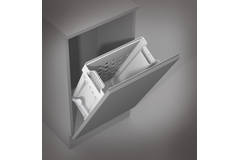 Laundry system c.500mm 40l blanc 