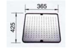 Surface d'egouttage avec insert  