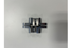 Charnière invisible 60.4x12.7mm nickel brossé 