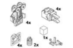Garniture Hawa Clipo 36 H IS, pour 2 portes 