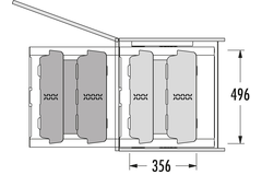 Hailo laundry shoenrek wit
