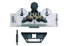 Gabarit de perçage charnière DrillJig, mèche ø 35 mm / 2 x ø 10 mm