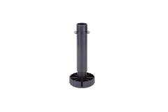 Regelpoot 200mm zwart-gitterbox 1000st
