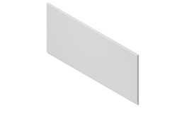 Nova Pro front binnenlade wit H186 1160mm inkortbaar